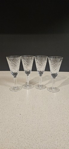 Set vintage cut glass - cut,