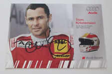 2008 DTM German Touring Car - A4 Audi Sport Team Abt Tom Kristensen Signed Card