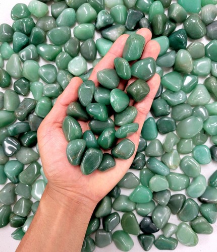 Bulk tumbled green aventurine - bulk,