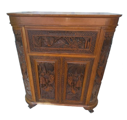 Antique premium chinese carved - premium,