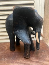 Ebonised Vintage Hand Carved