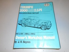 TRIUMPH 2000 & 2.5 PI MK1 & 11