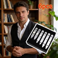 6Pcs Stainless Steel Collar