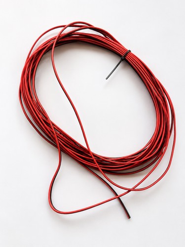 Red black loudspeaker - red,