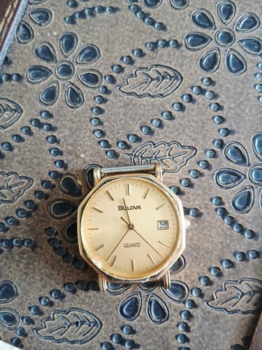 Bulova quartz watch face - quartz,