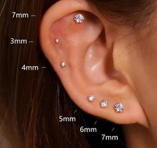 Pair Of Surgical Steel Studs