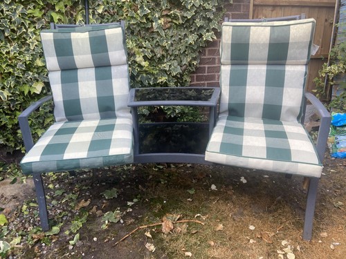 Outsunny metal love seat - outsunny,
