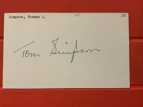 Tom simpson mlb 1953 - tom, 🔥mlb: