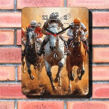 Horse Racing Design Wall Clock