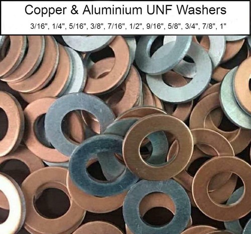 Copper aluminium unf washers - unf,