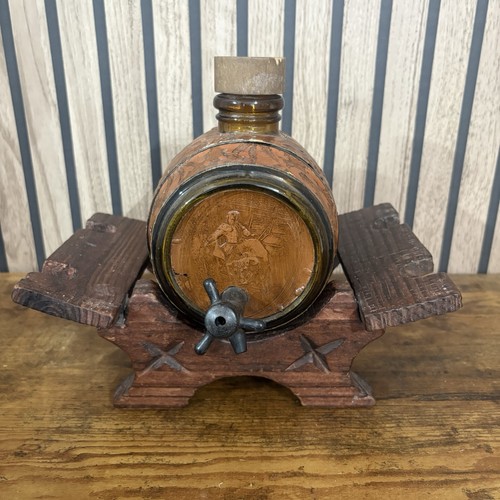 Vintage amber glass leather - amber,