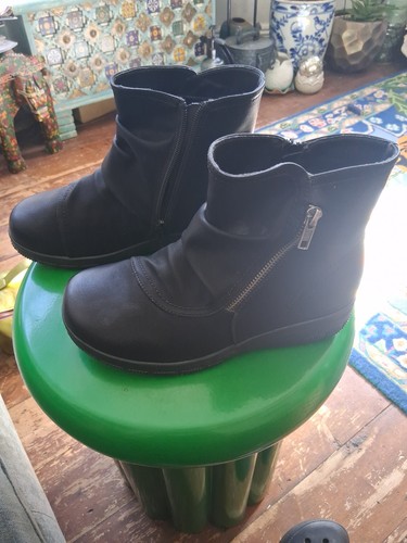 Smart black ladies ankle - black,