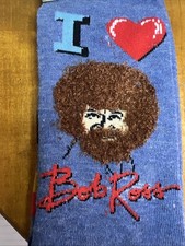 Bob Ross Crew Socks One Size