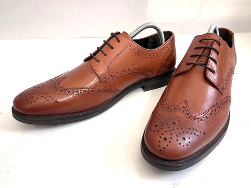 Tan leather glenn brogues - tan,