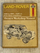 Haynes Manual 529 - Land Rover Series II, IIA & III, 1958 to 1980, Diesel