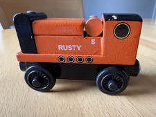 Thomas Friends Wooden Railway Train Set Rusty Brio Compatible