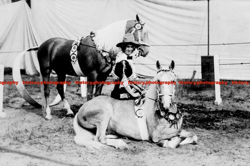 F002494 circus lady and - circus,