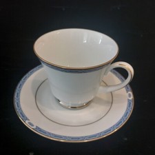 Vintage Boots Blenheim Blue & Gold China Dinner Set Plates Bowls Tea Set