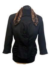 Vintage 1940s Mink Collared