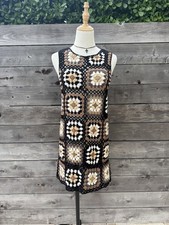 Zara crochet knit dress short