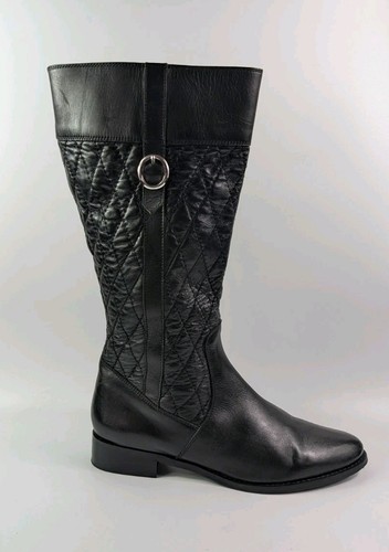 Legroom black leather knee - black,