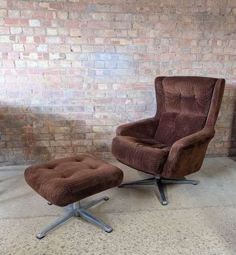 Vintage mid century brown - vintage,