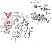 Saab 9-5 98-09 9-3 98-03 IDLER