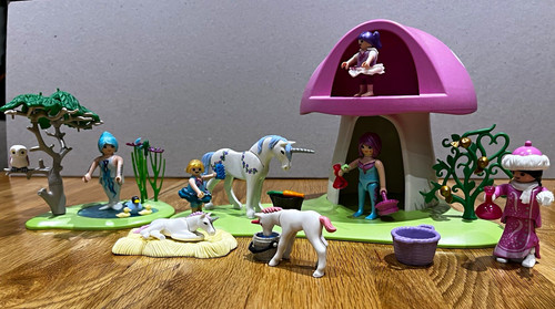 Playmobil fairy unicorn bundle - unicorn,