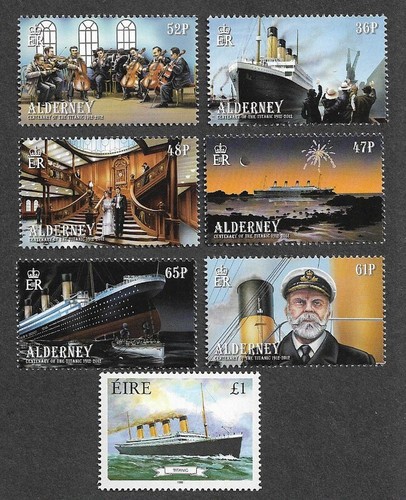 The titanic mnh set - titanic,