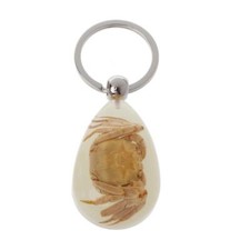 Luminous Amber Insect Keychain