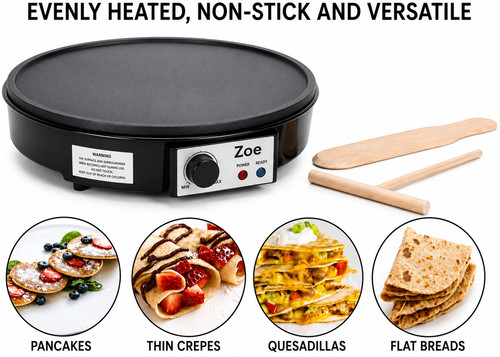Electric crepe maker 1000w - electric,