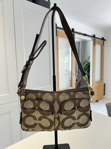 Coach signature utility - utility, pocket