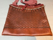 VINTAGE GAME/FISHING  BAG with mesh front and waxed cotton detachable inner bag.
