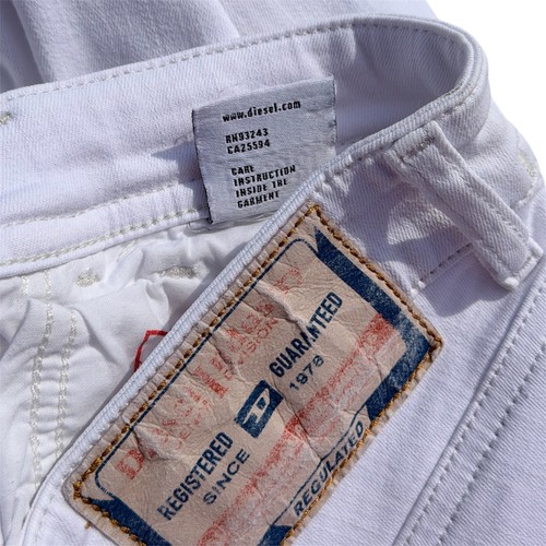 Diesel white skinny - white, denim