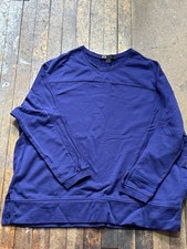 Adidas Y-3 Navy Blue Men’s Sweatshirt Size M Medium Boxy Fit Oversize CL26