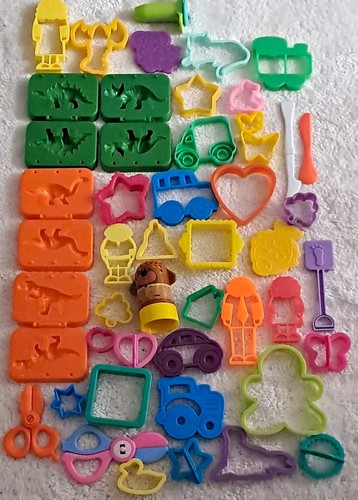 Play doh modelling clay tools - play,