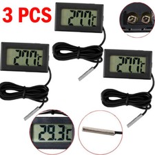 3PCS Lcd Digital Thermometer