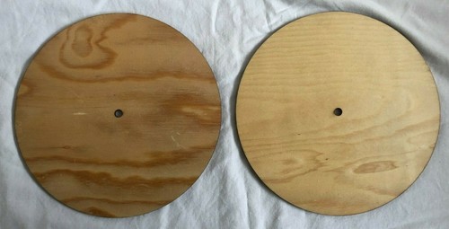 Plain wooden disc for - plain, clock