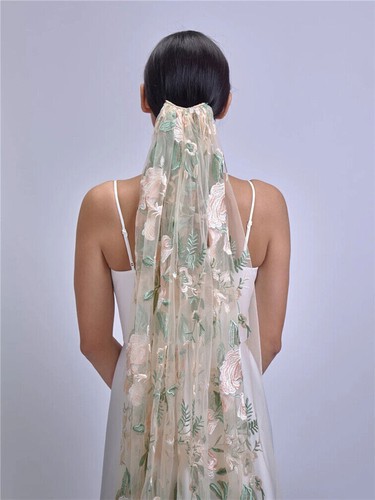 Wedding bridal veils - wedding, floral