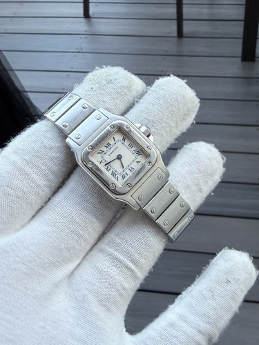 Cartier santos galbee 24mm - santos,