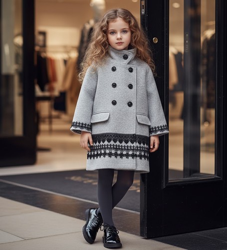 Girls grey princess coat - princess,