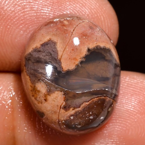 Natural mexican fire opal - natural, oval