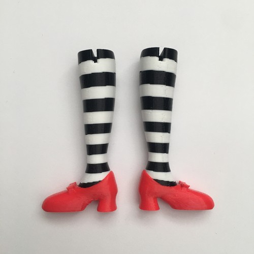 Plastic witch leg plant - plastic,