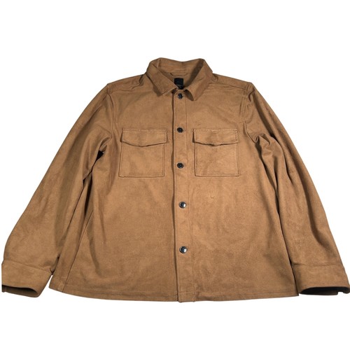Overshirt mens large brown - h&m,