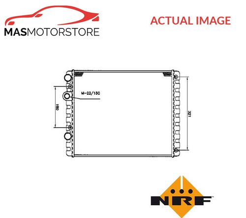 Engine cooling radiator nrf - radiator,