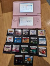 Nintendo Ds Pink Console + 17 Games