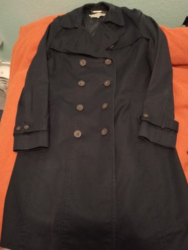 Hobbs midnight blue trench - blue,