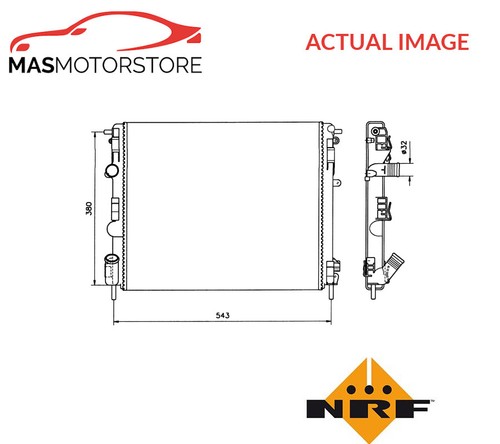 Engine cooling radiator nrf - engine,