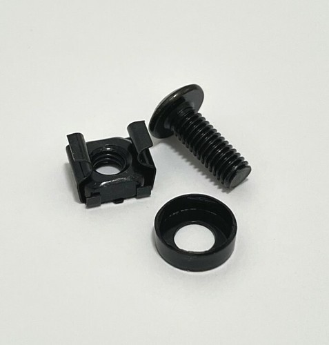 Pack black cage nuts and - m6,