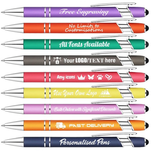 Personalised pens logo - pens, /text
